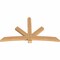 Ekena Millwork Alberta Smooth Timber Gable Bracket, Western Red Cedar, 84"W x 49"H x 3 1/2"D x 5 1/2"F, 14/12 Pitch GBW084X49X0406ALB00SWR - alternate 2